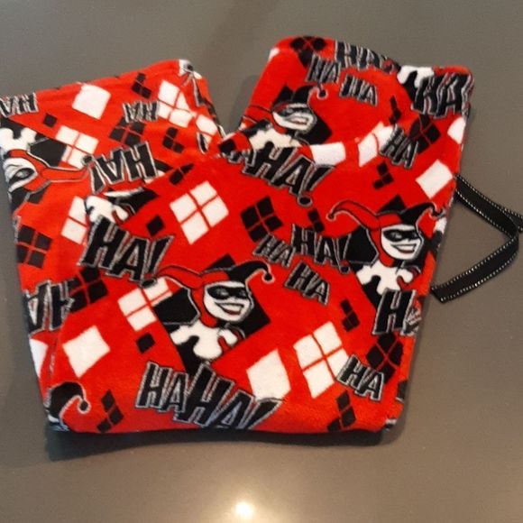 Batman Intimates & Sleepwear Batman Redand Black Joker Pajama Pants